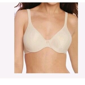 Bali Passion for Comfort 2-Ply Seamless Underwire Bra 3383 Beige Size 40D